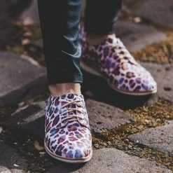 Rollie Nation All Shoes Derby Rainbow Leopard