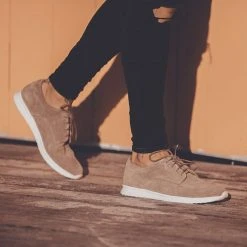 Rollie Nation AU Derby Sport Mens Light Taupe Suede All Shoes