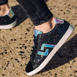 Rollie Nation All Shoes Prime Black Glitter