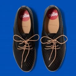 Rollie Nation Derby Lace Rose Gold Glitter