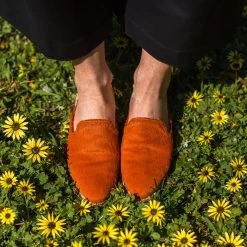 Rollie Nation Madison Mule Burnt Orange