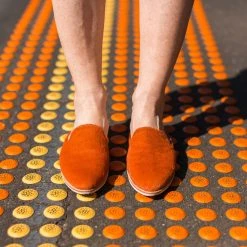 Rollie Nation Madison Mule Burnt Orange