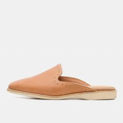 Rollie Nation Madison Mule Tan Leather/Gold Studs All Shoes