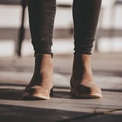 Rollie Nation AU All Shoes Myles Chelsea Mens Light Taupe Suede