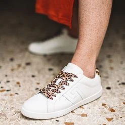 Rollie Nation Prime Sneaker White/Leopard All Shoes