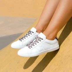 Rollie Nation Prime Sneaker White/Leopard All Shoes