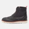 Rollie Nation High Brogue Boot Mens Black