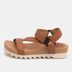Rollie Nation All Shoes Sandal Tooth Wedge Cognac