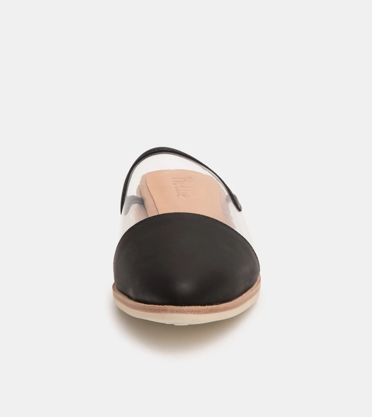 Rollie Madison Mule Clear/Black Toe Cap All Shoes 5 Rollie Madison Mule Clear/Black Toe Cap All Shoes