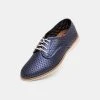 Rollie Nation Derby Punch Navy Metallic All Shoes