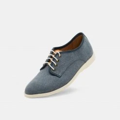 Rollie All Shoes Derby Fly Mens Denim Wash Canvas