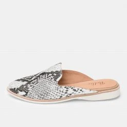 Rollie Madison Mule Grey Snake