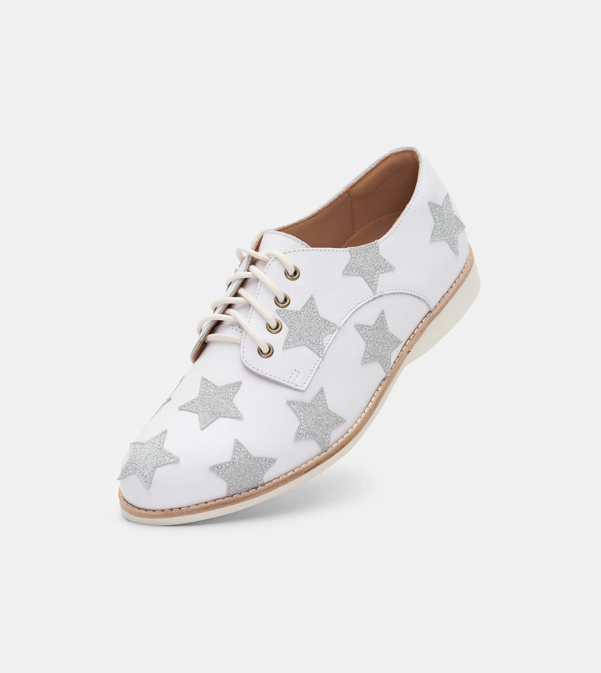 Rollie All Shoes Derby White/ Silver Stars 3 Rollie All Shoes Derby White/ Silver Stars