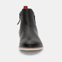 Rollie All Shoes Side Zip Boot Pin Punch Black