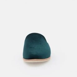 Rollie Nation Madison Mule Emerald Green Velvet