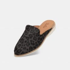 Rollie Nation AU All Shoes Madison Mule Charcoal Leopard