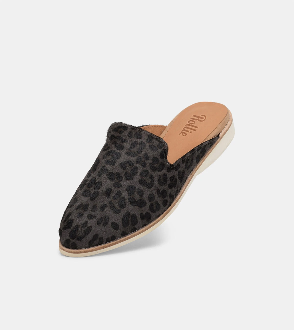 Rollie Nation AU All Shoes Madison Mule Charcoal Leopard 3 Rollie Nation AU All Shoes Madison Mule Charcoal Leopard