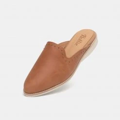 Rollie Nation AU Madison Mule Cognac Burnish/Gold Studs All Shoes