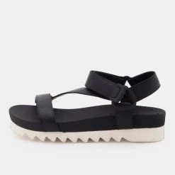 Rollie All Shoes Sandal Tooth Wedge Black