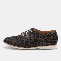 Rollie Nation AU All Shoes Derby Charcoal Leopard
