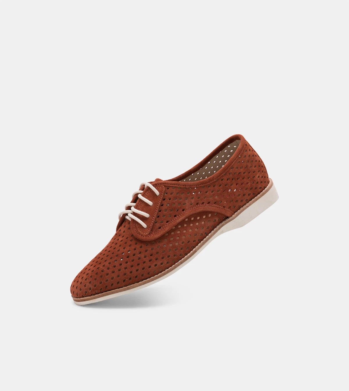 Rollie Nation All Shoes Derby Punch Rust Tan 6 Rollie Nation All Shoes Derby Punch Rust Tan