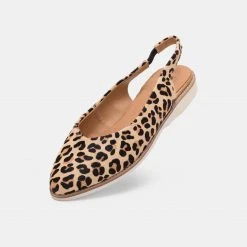 Rollie Nation Madison Slingback Camel Leopard All Shoes