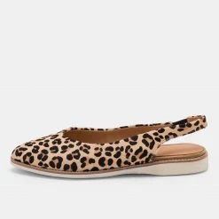 Rollie Nation Madison Slingback Camel Leopard All Shoes