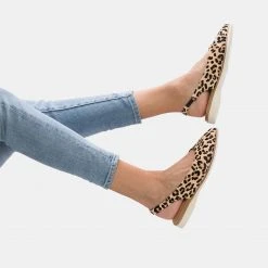 Rollie Nation Madison Slingback Camel Leopard All Shoes