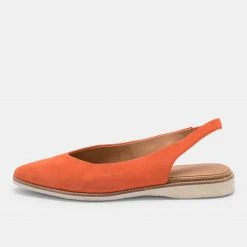 Rollie Nation All Shoes Madison Slingback Coral Suede