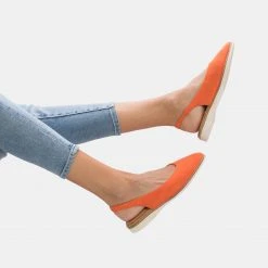Rollie Nation All Shoes Madison Slingback Coral Suede