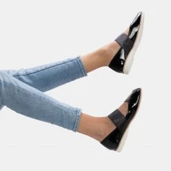 Rollie Nation Mary Jane Black Patent Crinkle/Black 9 Rollie Nation Mary Jane Black Patent Crinkle/Black