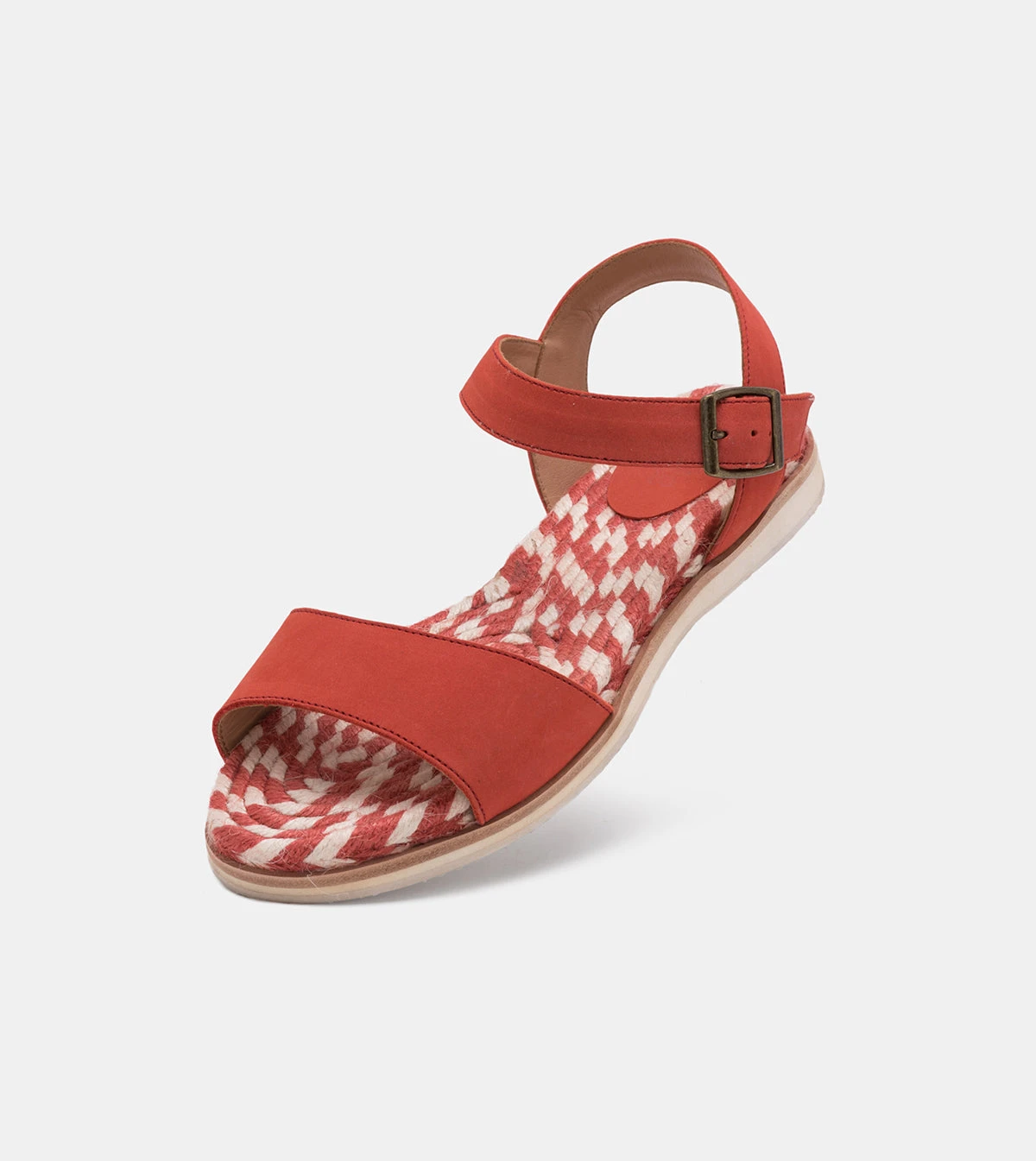 Rollie Nation Sandal Jute Vermillion 3 Rollie Nation Sandal Jute Vermillion