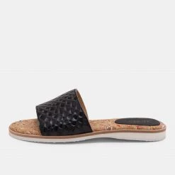 Rollie Nation All Shoes Sandal Slide Black Croc