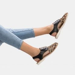 Rollie Nation Slingback Leopard/Black