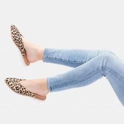 Rollie Nation Madison Deep V Cut Camel Leopard All Shoes