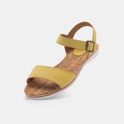 Rollie Nation Sandal Yellow Nubuck All Shoes