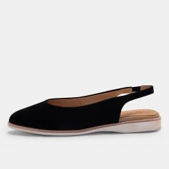 Rollie Nation Madison Slingback Black Suede