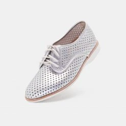 Rollie Nation All Shoes Derby Punch Silver