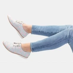 Rollie Nation Derby Pink Artistic Dots All Shoes 9 Rollie Nation Derby Pink Artistic Dots All Shoes