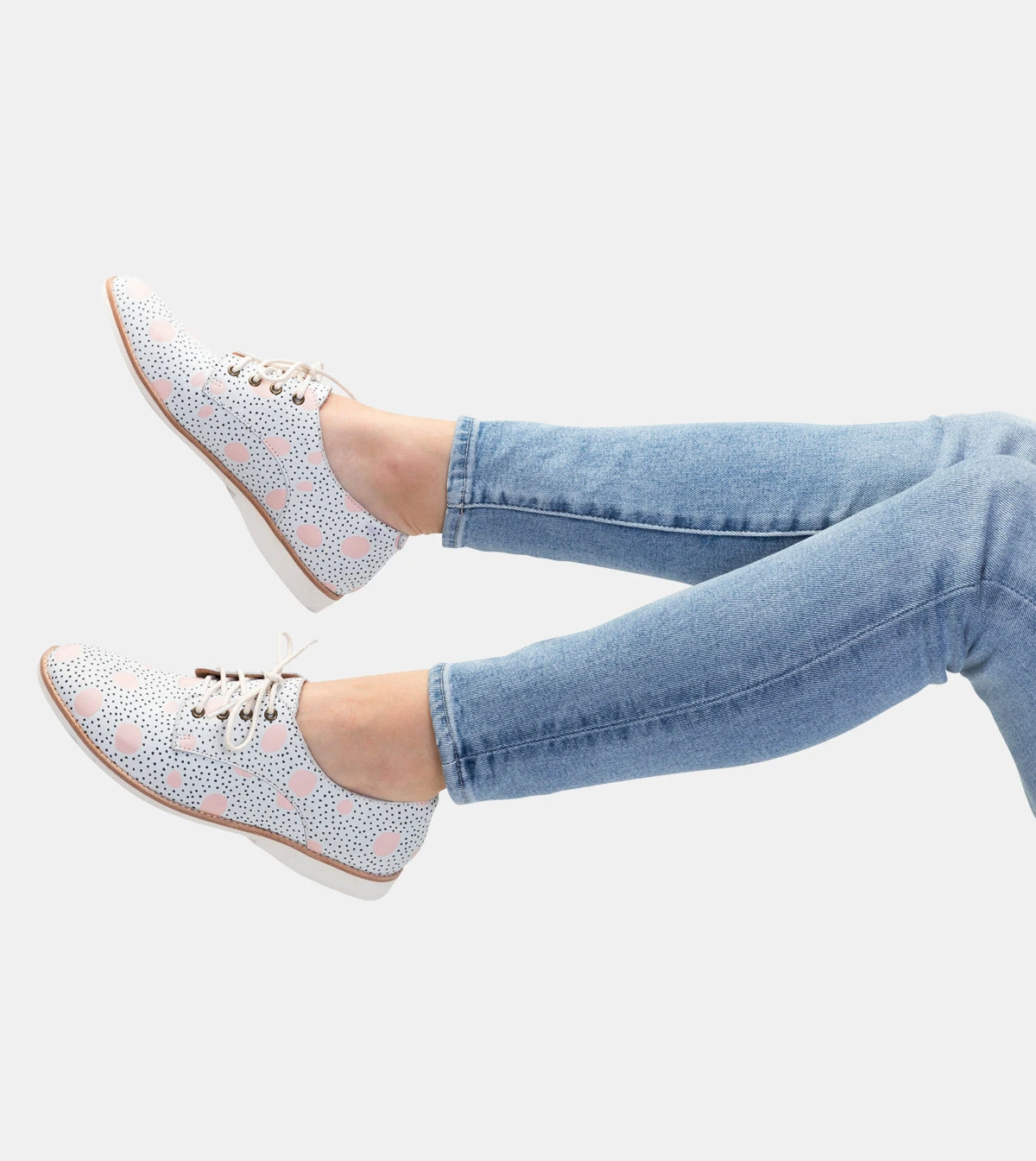 Rollie Nation Derby Pink Artistic Dots All Shoes 6 Rollie Nation Derby Pink Artistic Dots All Shoes