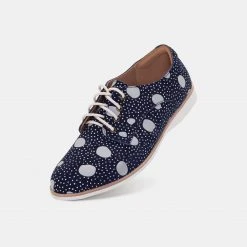 Rollie Nation Derby Navy Artistic Dots All Shoes