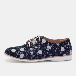 Rollie Nation Derby Navy Artistic Dots All Shoes