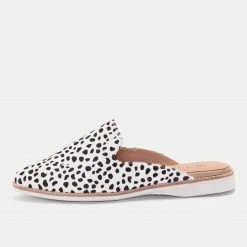 Rollie Nation All Shoes Madison Mule Medium Snow Leopard
