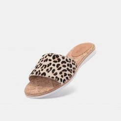 Rollie Nation Sandal Slide Camel Leopard