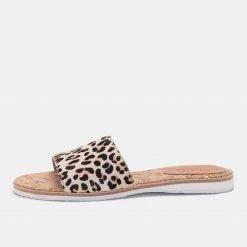 Rollie Nation Sandal Slide Camel Leopard