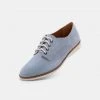 Rollie Nation All Shoes Derby Mens Blue Suede