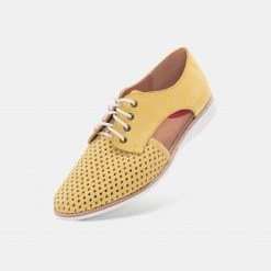 Rollie Nation Sidecut Punch Yellow Leather