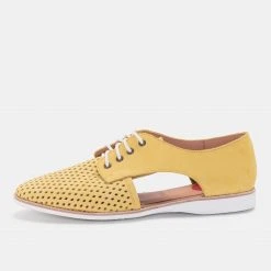 Rollie Nation Sidecut Punch Yellow Leather
