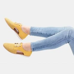 Rollie Nation Sidecut Punch Yellow Leather