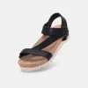 Rollie Nation Sandal Tooth Wedge Strap Punch Black 1 Rollie Nation Sandal Tooth Wedge Strap Punch Black